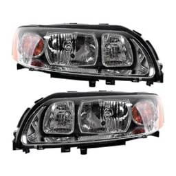 Head Light Assembly Left Driver Side And Right Passenger Side Compatible With 2005-2009 Volvo S60