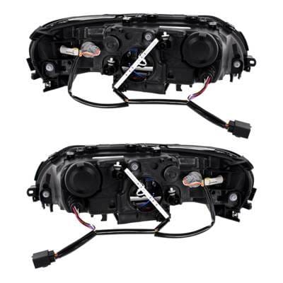 Head Light Assembly Left Driver Side And Right Passenger Side Compatible With 2005-2009 Volvo S60 thumbnail 3
