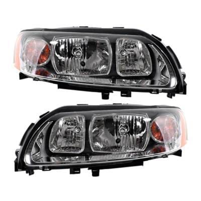 Headlamp Left Driver Side And Right Passenger Side Compatible With 2005-2009 Volvo S60 2.4 2.5T Awd