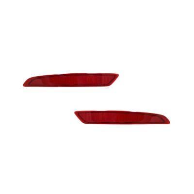 New Pair Of Reflector Lights Compatible With Ford Fiesta 2014-2015 Bs7z-13A565-A Fo1185108 Fo1184108 thumbnail 2