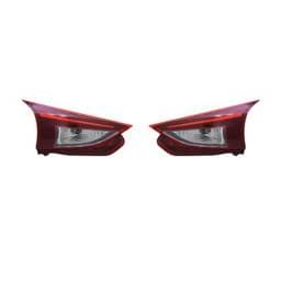 New Inner Tail Light Pair Compatible With Mazda Hatchback 2014-2016 Bjt6-51-3F0a Bjt6513g0a