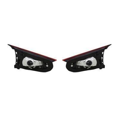 New Inner Tail Light Pair Compatible With Mazda Hatchback 2014-2016 Bjt6-51-3F0a Bjt6513g0a thumbnail 6