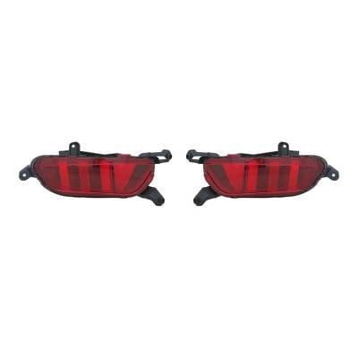 New Pair Of Reflector Light Compatible With Mazda Cx-3 2016 Ma1184107 Db4g-51-5L0 Db4g515m0