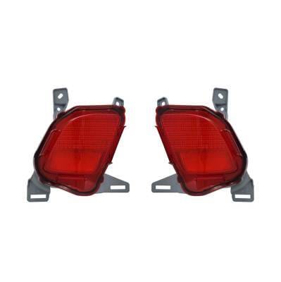 New Reflector Light Pair Compatible With Toyota Highlander 2014-16 81480-0E020 814900E020 814800E020