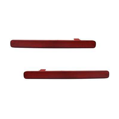 New Pair Of Reflector Lights Compatible With Acura Tsx 2009 2010 33505-Tl0-G01 33555Tl0g01 thumbnail 2