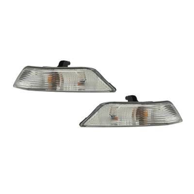 New Front Pair Of Turn Signal Lights Compatible With Ford Mustang 2015-2017 Fr3z-13200-A Fr3z-1320-