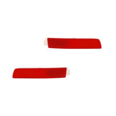 New Pair Of Reflector Lights Compatible With Nissan Quest Le S Sl Sv 26565-5C000 Ni1185100