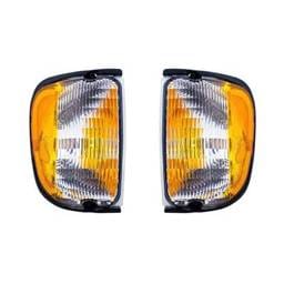New Pair Of Side Marker Lights Compatible With Ford E-350 Econoline Club Wagon Fo2521122 Fo2520122