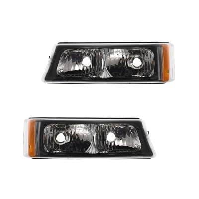 New Turn Signal Light Pair Compatible With Chevrolet Silverado 1500 2500 3500 15199557 15199556