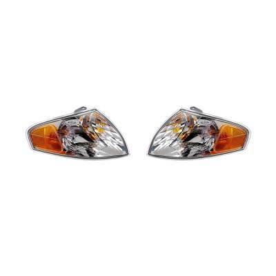 New Pair Of Turn Signal Lights Compatible With Mazda 626 2000-2002 Ma2530112 Gg2a51060b Ma2531112
