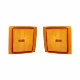 New Pair Of Side Marker Lights Compatible With Chevrolet C1500 C2500 Suburban 5977738 Gm2551144