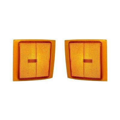 New Side Marker Light Set Of Two Compatible With Chevrolet K1500 K2500 Suburban 5977738 Gm2551144