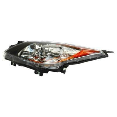 Headlamp Left Driver Side Compatible With 2012-2013 Mazda 3 Halogen Black Housing Projector OEM thumbnail 5