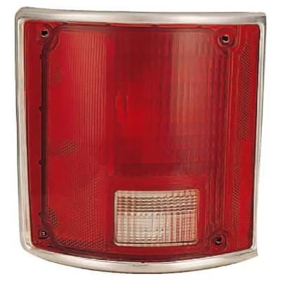 New Halogen Tail Light Left Lens Compatible With Chevrolet C30 Custom Deluxe Standard Cab Pickup 2