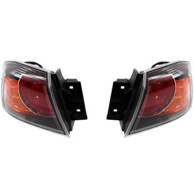 New Halogen Outer Tail Lights Compatible With Mitsubishi Lancer Evolution Gsr Mr Ralliart Sedan 2010 thumbnail 5
