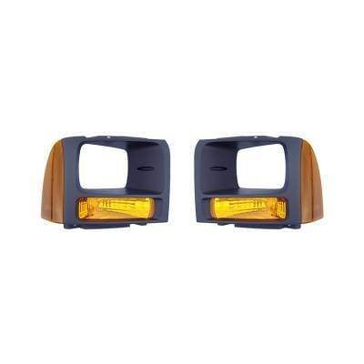 New Pair Of Turn Signal Light Compatible With Ford F-550 Super Duty 2006-07 6C3z13200aaa