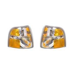 New Pair Of Turn Signal Light Compatible With Ford Explorer 2002-04 1L2z13200aa Fo2521167