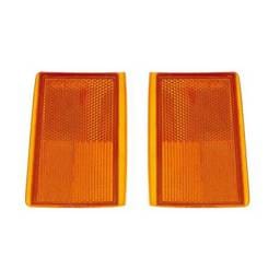 New Pair Of Side Marker Lights Compatible With Chevrolet Gmc C1500 C2500 Suburban 5975198 Gm2557102