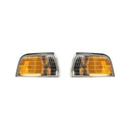New Pair Of Side Marker Lights Compatible With Honda Accord 1992-93 34300-Sm4-A03 34350Sm4a03