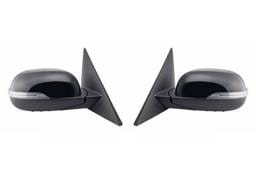 New Door Mirror Pair Compatible With Kia Soul 2014 W/ Signal Power Heated Pin 87620 87610 B2550