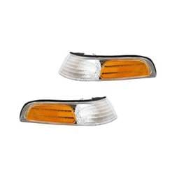 New Side Marker Light Set Of 2 Compatible With Ford Crown Victoria F2az-13200-A Fo2521123 Fo2520123