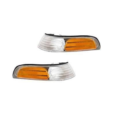 New Pair Side Marker Light Compatible With Ford Crown Victoria Base F2az13200a Fo2521123 Fo2520123 thumbnail 2