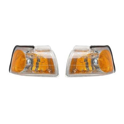 New Pair Of Turn Signal Lights Compatible With Mercury Cougar 1996-97 F6sz13200a Fo2521131 Fo2520131 thumbnail 2