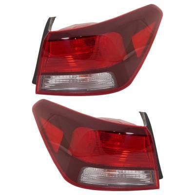 New Halogen Outer Pair Tail Lights Compatible With Kia Rio Ex 1.6 2018 2019 2020 2021 2022 2023 By