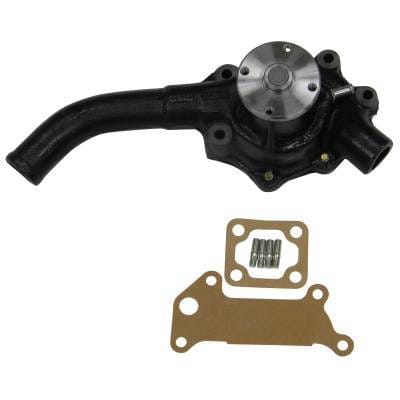 Engine Coolant Pump Compatible With Mazda Heavy-Duty Cast Iron Housing Belt Driven Standard Rotation