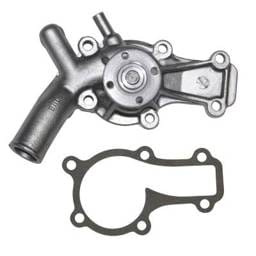 Engine Coolant Pump Compatible With Mazda Aluminum Housing Belt Driven Reverse Rotation 3.48 Hub