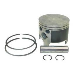 Port Side .040 Over Piston Kit With Rings Compatible With 2003-2012 Mercury Mariner V6 2.5L Optimax