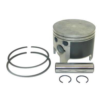 Port Side .040 Over Piston Kit With Rings Compatible With 2003-2012 Mercury Mariner V6 2.5L Optimax