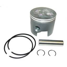 Piston Kit .020 Over With Rings Compatible With 1987-2006 Mercury Mariner 30Hp-50Hp Inline