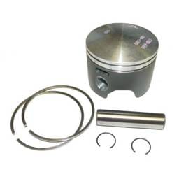 Starboard Side .020 Over Piston Kit With Rings Compatible With 1985-2001 Johnson Evinrude V6