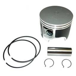 Starboard Primary Side Piston Kit .010 Over With Rings Compatible With 1984-2006 Yamaha 150Hp-200Hp