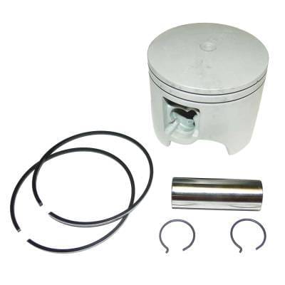 Starboard Side Piston Kit .020 Over With Rings Compatible With 1984-2006 Yamaha 150Hp-200Hp V6