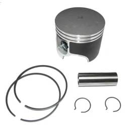 Starboard Side .040 Over Piston Kit With Rings Compatible With 1984-2006 Yamaha V6 2-Stroke