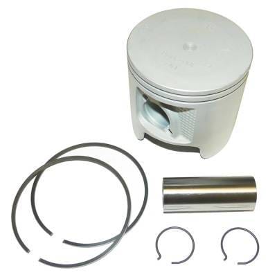 Starboard Side .030 Over Piston Kit With Rings Compatible With 1984-2006 Yamaha V6 2-Stroke