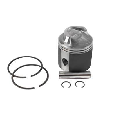 Piston Kit .020 Over With Rings Compatible With 1984-1999 Chrysler Force Inline 3-Cylinder 70Hp-90Hp