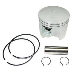 Starboard Side Standard Bore Piston Kit With Rings Compatible With 1984-2006 Yamaha V6 2-Stroke