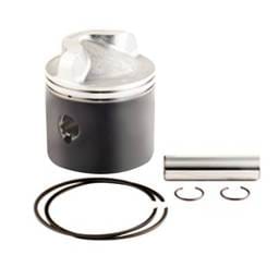 Piston Kit .020 Over With Rings Compatible With 1977-1989 Chrysler Force Inline 4-Cylinder