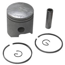 Piston Kit .010 Over With Rings Compatible With 1984-2009 Yamaha Mariner 9.9Hp 15Hp Inline