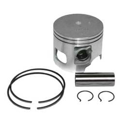 Starboard Side .010 Over Piston Kit With Rings Compatible With 1984-2006 Yamaha V6 2-Stroke