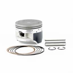 Piston Kit 1.00Mm Over 70Mm Bore Compatible With 2003-2011 Kawasaki Klf250a Bayou 250 Atv 228Cc