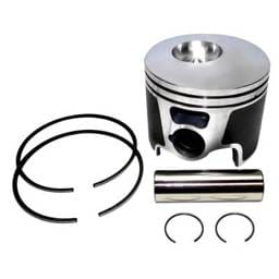 Starboard Side Standard Bore Piston Kit With Rings Compatible With 2014-2020 Evinrude V6 E-Tec G2