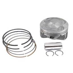 Piston Kit 1.00Mm Over 100Mm Bore Compatible With 2012-2025 Polaris Ranger 570 Crew Sportsman 450 Ho
