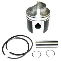New 2.208In Piston Kit Compatible With Johnson / Evinrude 9.9 / 15 Hp Cross Flow 74-92 .020 Bored