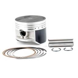 Piston Kit .75Mm Over 74.75Mm Bore Compatible With 1987-2004 Kawasaki Mojave 250 Ksf250a Atv