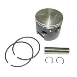 New 3.375In Piston Kit Compatible With Mercury Mariner 175 - 225 Hp 2.4L Chrome Hole Port Standard
