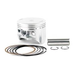 Piston Kit 1.5Mm Oversize 75.50Mm Bore Compatible With 1988-2000 Honda Trx300fw Fourtrax 300 4X4
